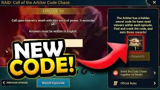 ❗NEW PROMO CODE CHASE❗CALL OF THE ARBITER EPISODE 10 | RAID SHADOW LEGENDS