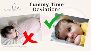 Atypical Development Baby Tummy Time 1 Month Old Baby - Typical vs. Atypical Tummy Time