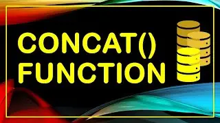 QUICK SQL CONCAT() FUNCTION EXAMPLE