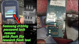 Samsung e1200y. possword lock remove free flash file with flash tool 
