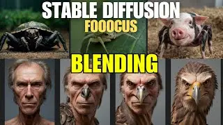 Stable Diffusion - Experimenting with Blending and Multi Line Prompts in Fooocus