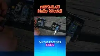 nRF24L01 Hello World Message using Arduino #nrf24l01 #wireless #ytshorts