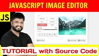 Ep63 - Online Image Editor with JavaScript Tutorial & Source Code