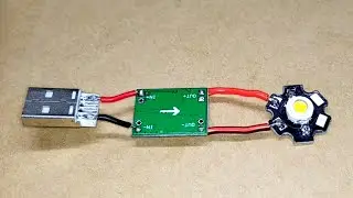 Make 3w LED uses 5v USB high performance