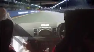 Singapore 2017 but Samir crashes the Ferraris