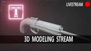🔫 Weapon 3d Modeling in Blender, Last Day for Challenge Entries, Art and Gaming Stream