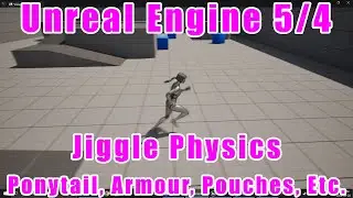 Unreal Engine 5/4 - Ponytail (or any other sort of jiggle) Physics Quick and Easy!