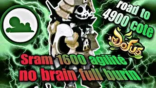 DOFUS - sram  débile 1600 agilité full burin no brain koli 1vs1