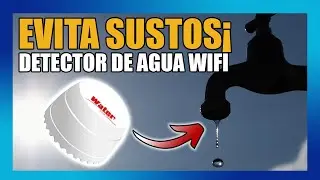 💦SENSOR de INUNDACION WiFi💦 Tuya y Smart Life | Detector de agua inalámbrico