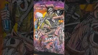 Кастомизация футболки #metal #music #кастом #рисую
