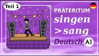 Deutschkurs: Modalverben & unregelmäßige Verben im Präteritum / Imperfekt  /  German A1 / A2 / B1