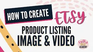 How to create Etsy product listing photo on Canva