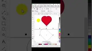 create 3D heart shape in coreldraw