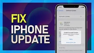 How To Fix iPhone Not Updating - Stuck on Preparing Update