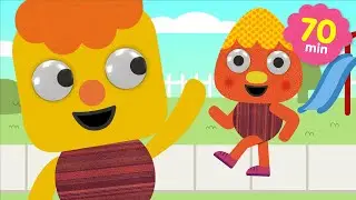 We're Walking Down The Street + More | Super Fun Kids Songs | Noodle & Pals