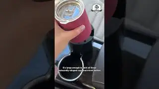 Talk about a genius solution for small car cup holders! 