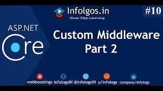 How to create custom Middleware in ASP.NET Core Request Pipeline - Part 2 | Infologs