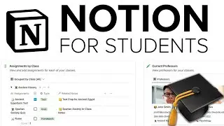 Notion for Students: The Notion Student Suite (Notion Template for Students!) 💎📝