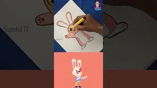 How to Color a Cute Bunny: #colors #coloring #coloringpages #animals