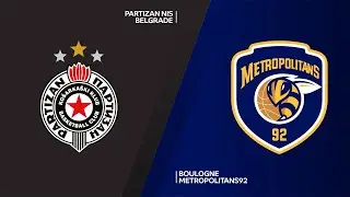 Partizan NIS Belgrade - Boulogne Metropoltans 92 Highlights | 7DAYS EuroCup, T16 Round 6