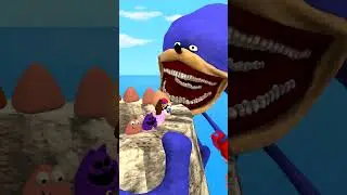 ALL REALISTIC POU BOU'S REVENGE CREEPYPASTA POULINA / NEW SONIC TAPES GIANT in Garry's Mod #shorts