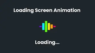 CSS Loading Screen Animation | Loading Screen HTML CSS @codehal