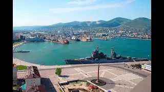 Весенний Новороссийск Город у моря 4K