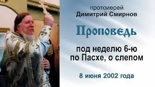 Проповедь под неделю 6-ю по Пасхе, о слепом (2002.06.08)