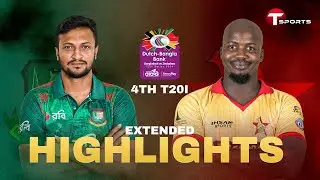 Extended Highlights | Bangladesh vs Zimbabwe | 4th T20i | T Sports