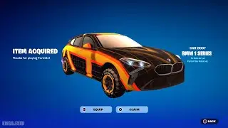 How To Get the BMW 1 Series Car Body NOW FREE In Fortnite (BMW 1 Series Rocket League Car)