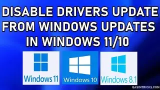 How to Disable Drivers Update from Windows Update in Windows 11/10/8 (2022)