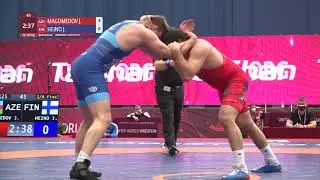 1/4 FS - 125 kg: J. MAGOMEDOV (AZE) v. J. HEINO (FIN)