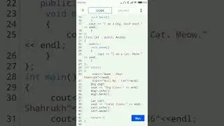 hierarchical inheritance in C++. 