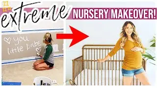 EXTREME NURSERY MAKEOVER! CLEAN + DECORATE WITH ME 2020 GENDER NEUTRAL NURSERY TOUR! @BriannaK
