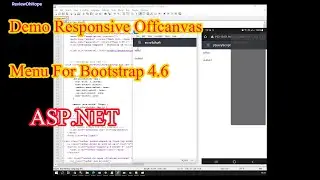 Demo Responsive Offcanvas Menu For Bootstrap 4.6 in ASP.NET