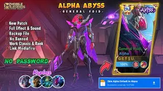 SCRIPT SKIN ALPHA ABYSS FULL EFFECT & AUDIO NO PASSWORD!! NEW PATCH !