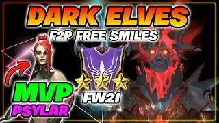 F2P Dark Elves Faction Wars Stage 21 Showcase & Walkthrough | RAID Shadow Legends