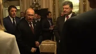Putin meets Poroshenko, EU leaders in Milan