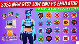 (2024) Best New Emulator For Free Fire On Low End PC | Best Emulator For PC Without Graphics Card