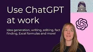 How I use ChatGPT to help me work ⭐️🦾