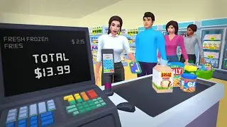 My Supermarket Simulator 3D Gameplay walkthrough - Part 1 (Android, iOS)