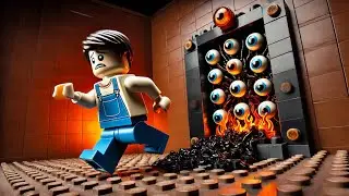 Öffnen Sie die Tür nicht, wenn Sie viele Augen sehen möchten, die Sie ansehen! - Lego Horrorfilm