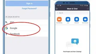 Zoom Account Sign in Google | login in zoom cloud meeting App in Google Account