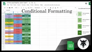 Google Sheets Beginners: Conditional Formatting - How to highlight values based on a condition (09)