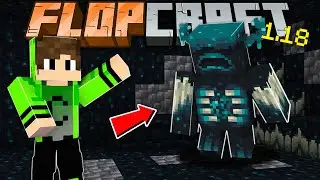 Encontrei a CAVERNA Do WARDEN no MINECRAFT 1.18 - FlopCraft