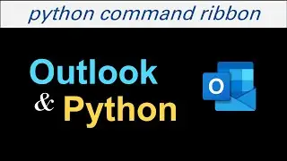 Create a custom command ribbon for Python scripts | Run python from VBA