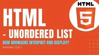 HTML Tutorial - HTML Unordered List