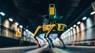 Spot the Dog at Heathrow Airport | The Boston Dynamics Robot Dog!