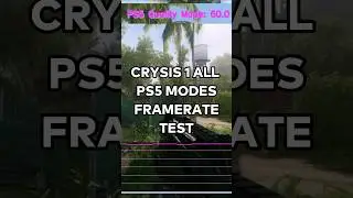 Can it run CRYSIS? PS5 60fps modes tested!