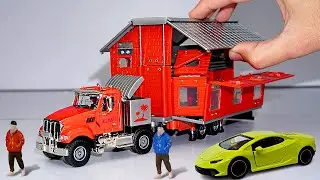 Mini Toy Truck House Amazing Build Unboxing